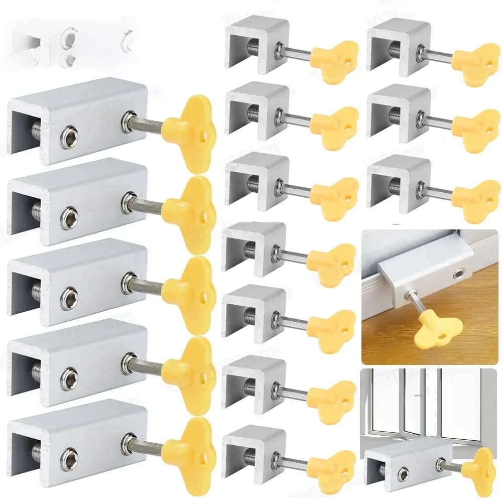 Schuifstop Kast Sloten Riemen Beveiliging Anti-Diefstal Slot Raam Schuifdeur Baby Kind Veiligheid Deuren Slot