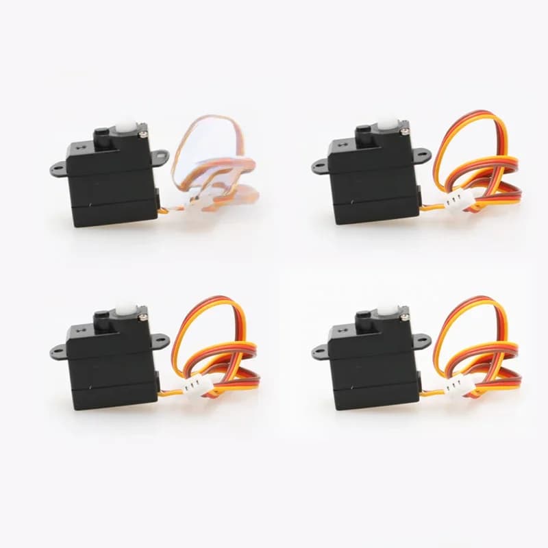 4 Stuks 2G Digitale Nano Servo Diy Mini Fixed Wing Stuurinrichting 90 Graden Jst 1.0Mm 1.25Mm dupont Voor Rc Vliegtuigen Drone Diy Onderdelen