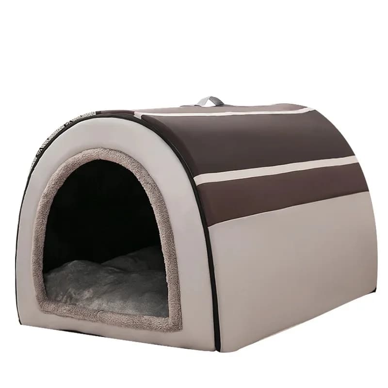 Winterhuis Kattenmand Opvouwbaar Hondenhuis Hondenvilla Slaaphennel Afneembaar Nest Warm Ingesloten Grotbank Dierbenodigdheden леnostiк