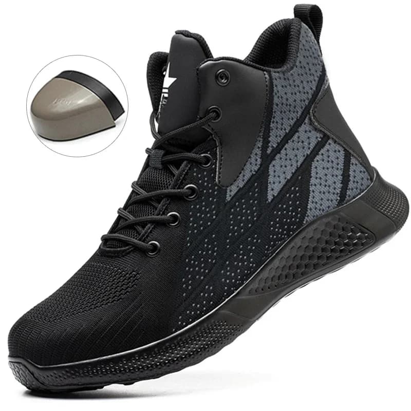 Veiligheidsschoenen voor heren Punctiebestendige werksneakers Lichtgewicht werkschoenen Heren Stalen neus Anti Smash Veiligheidslaarzen Onverwoestbare