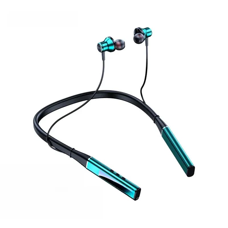 EARDECO Bluetooth-hoofdtelefoon 100-uurs afspelen Bass In-ear Draadloze oortelefoon Nekband Waterdichte sporthoofdtelefoon TF-kaartmagneet