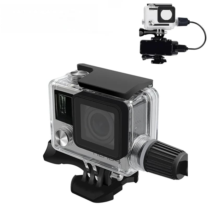Waterproof Case Behuizing Duiken 30M Motorfiets Oplaadkabel Beschermende Shell Rijden Voor Gopro Hero 3 + 4 Go Pro accessoires