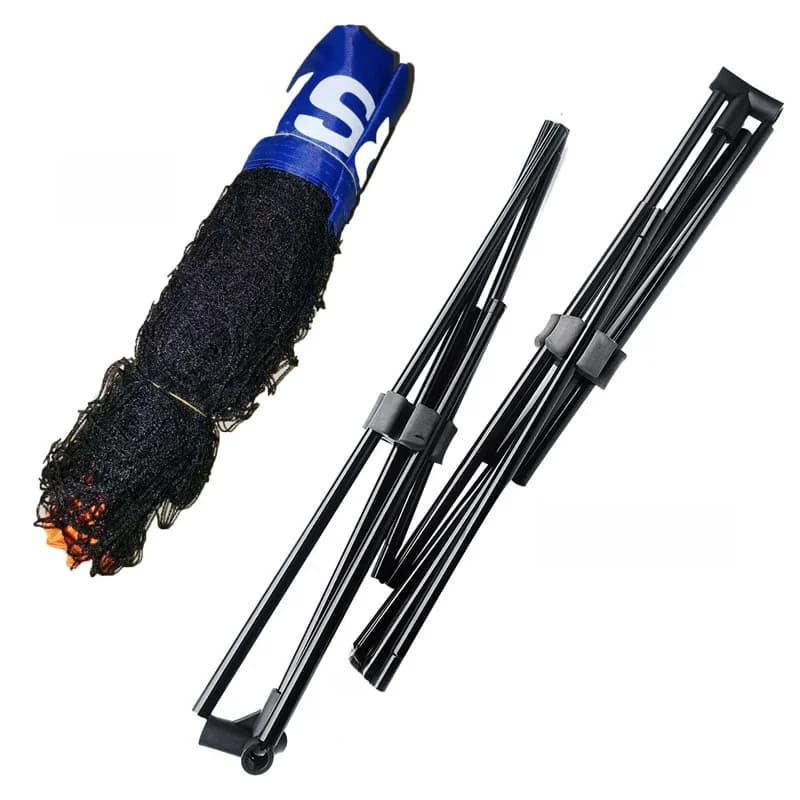 Draagbare Standaard Professionele Tennis Training Netto Opvouwbare Badminton Net Met Stand Voor Volwassen Kids Indoor Outdoor Tennis Sport