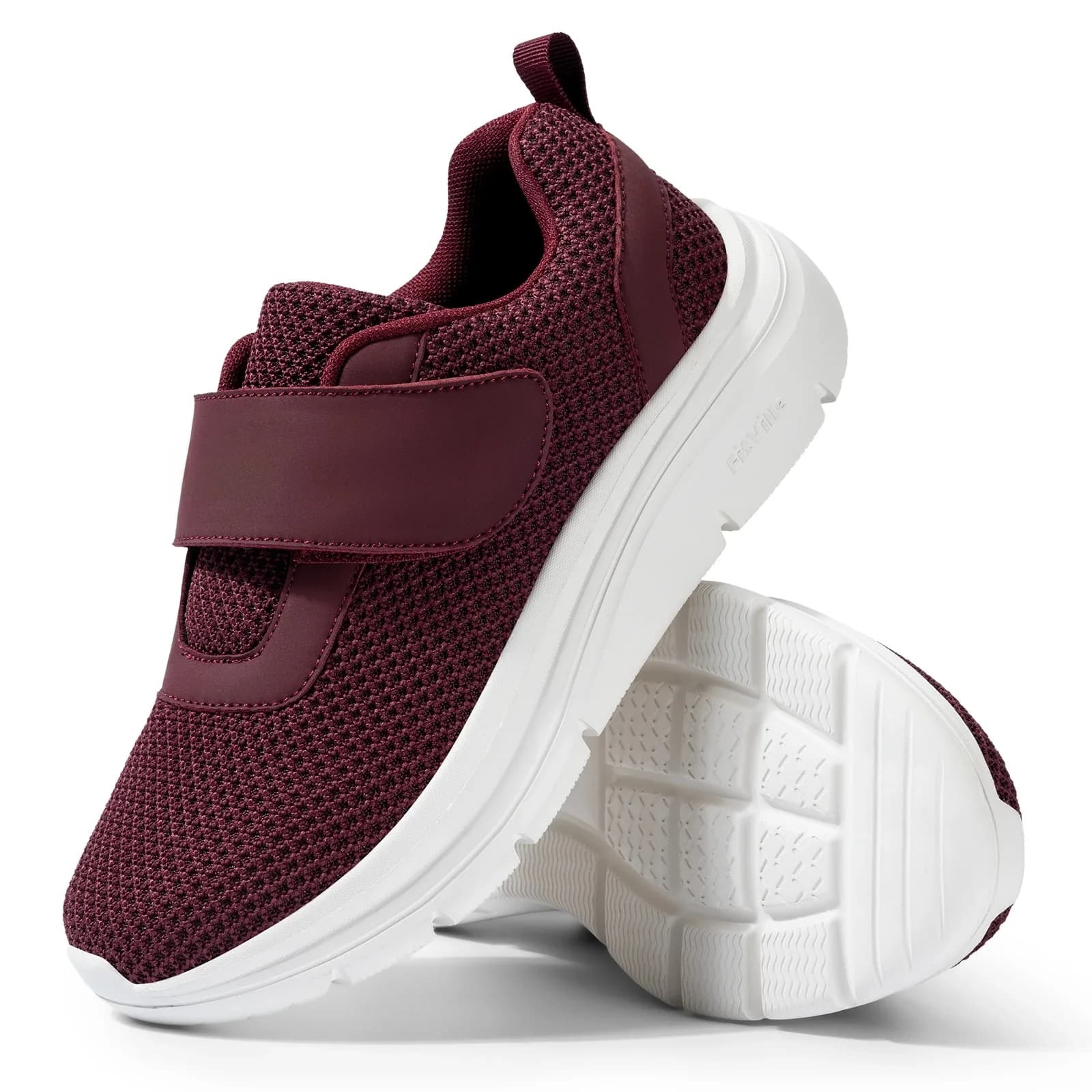 FitVille Damesschoenen Brede diabetesschoenen Verstelbare riem voor gezwollen voeten Instappers Wandelen Lichtgewicht comfortabele sneakers