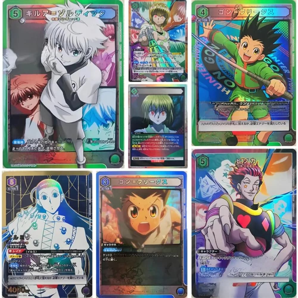 Anime Jager Jager Verzamelkaart Gon Freecss Kurapika Union Arena Hisoka Leorio Paladiknight Kinderspeelgoed Bordspelkaart