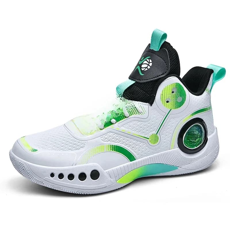 Nieuwe hoge basketbalschoenen Ademende comfortabele sportschoenen voor heren en dames training atleten casual studentenschoenen
