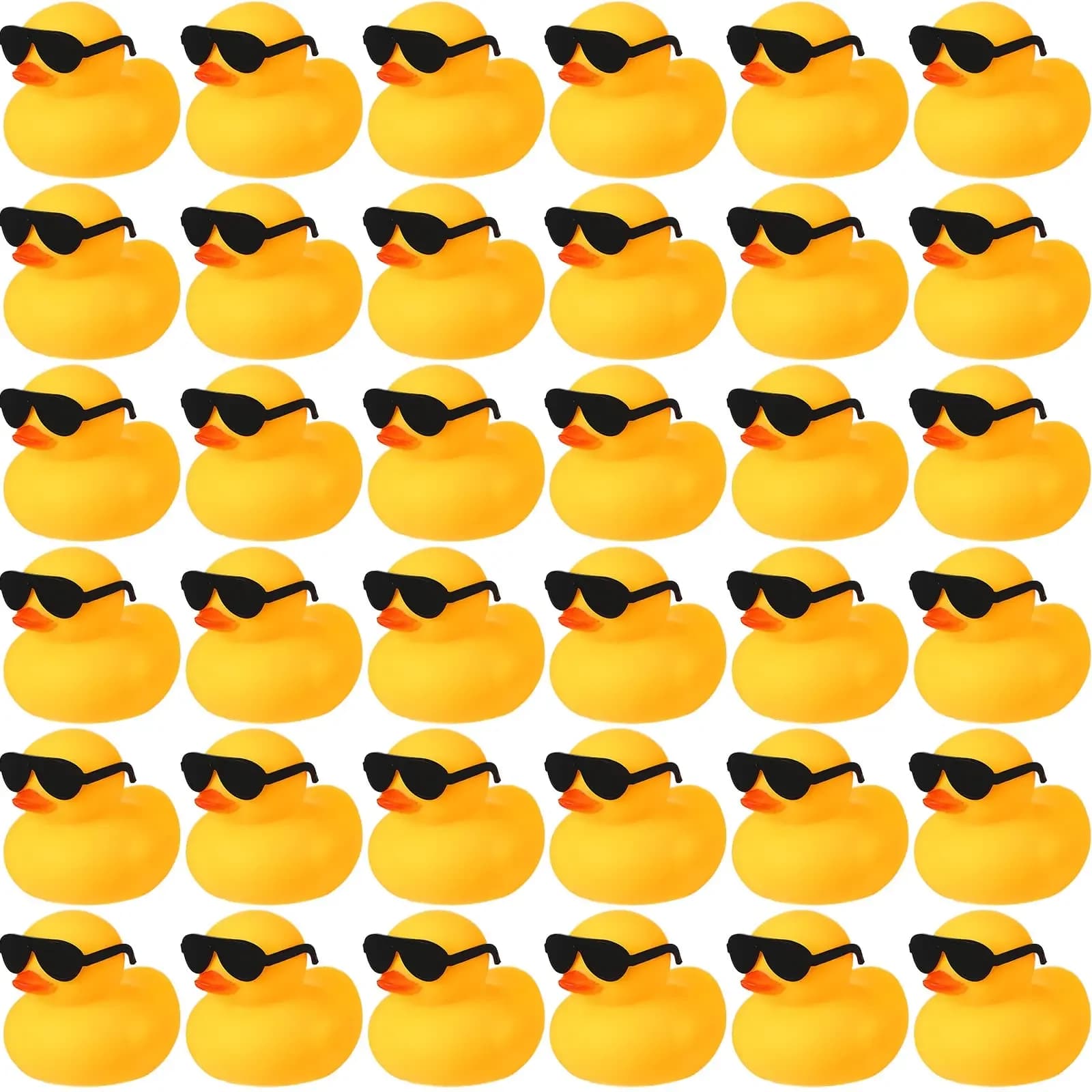6/12/24pc Badeend Speelgoed Gele Badeendjes Squeak & Float Ducky Zwembad Speelgoed Cruise Vakantie Decoratie Verjaardagsfeestje Gunsten
