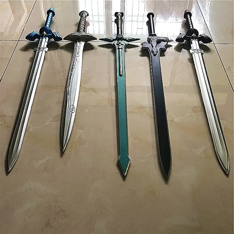 Cosplay Zwaard De Elfen Zwaard 72Cm Steeklucht 1:1 Zwaard Kunst Online 80Cm Kid Cadeau