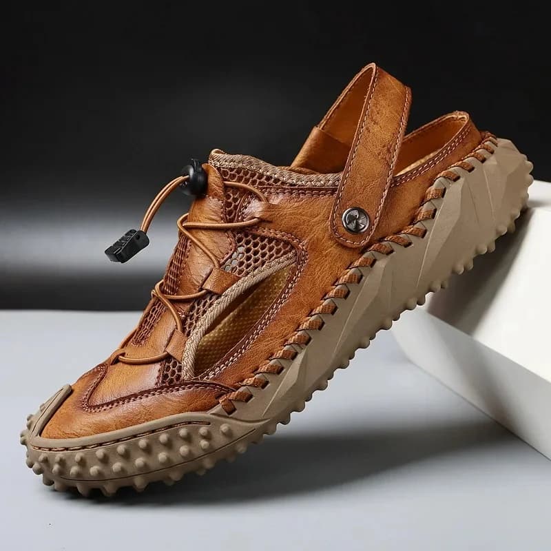 Nieuwe Heren Sandalen Zomer Ademende Mesh Sandalen Mannen Outdoor Casual Lichtgewicht Strand Sandalen Mode Heren Schoenen Grote Maat 38-46