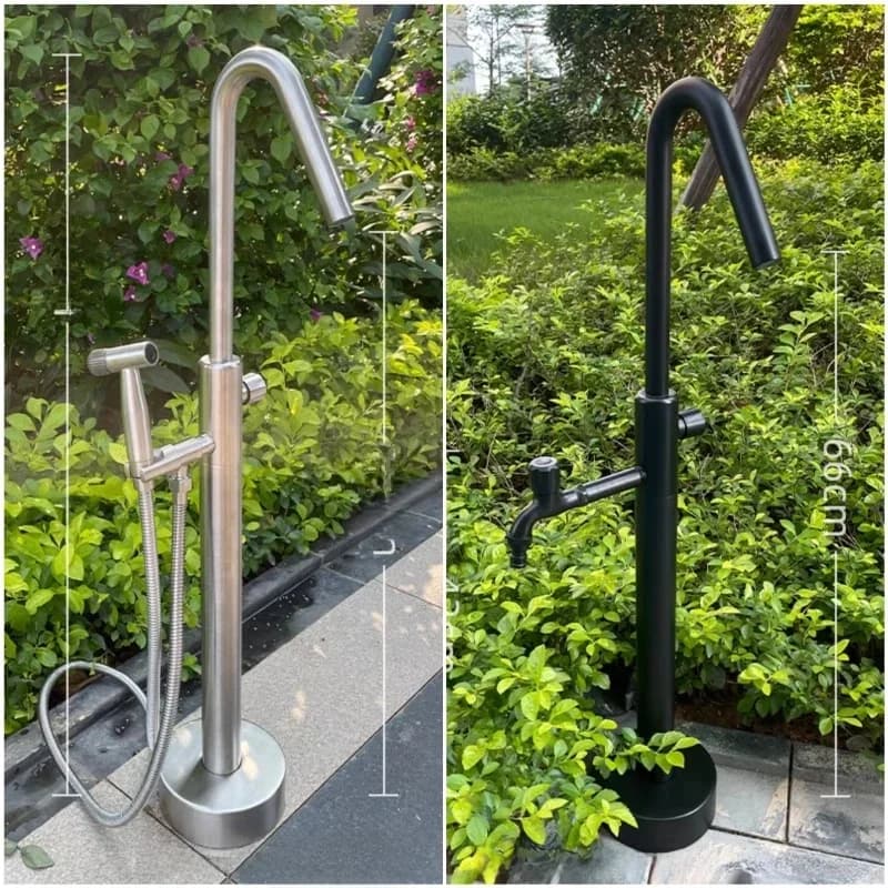Vloerstaande tuin Buitenkraan Binnenplaats Antivries Kolom Waterkraan Zwemmen Zwembad Strand Villa Hotel Douchekraan