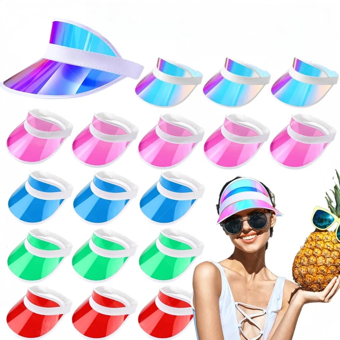 Vrijgezellenfeest Zonneklep Hoeden voor Dames Kinderen Strand Zonnekleppen Heren Poker Vizier Heldere UV-bescherming Golfpet Sport Outdoor Hoed