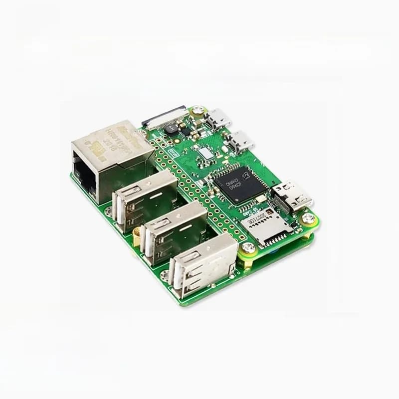 Raspberry Pi Zero W/WH Uitbreidingskaart Ethernet USB Interface 4G Communicatiemodule Metalen omhulsel
