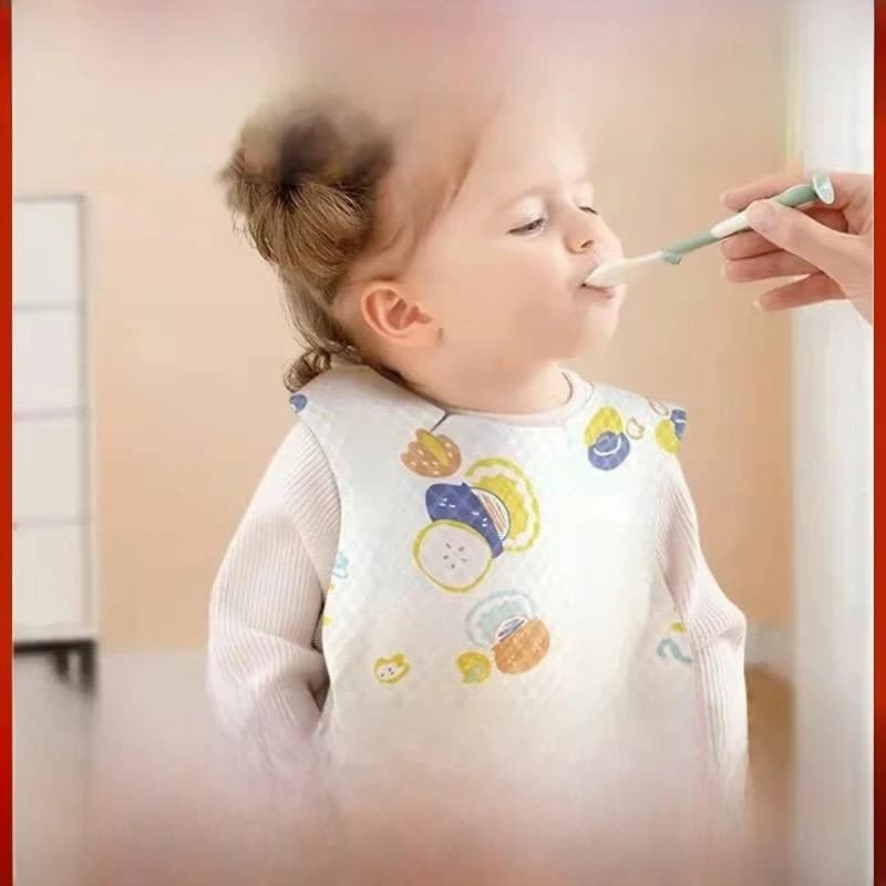 50-pack wegwerp slabbetjes voor baby's van 6 maanden tot 2 jaar cartoon beer voedingsslab voor jongen meisje non-woven kwijlen handdoek