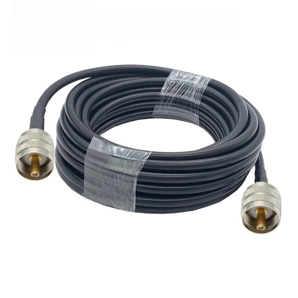 RG58 Coaxkabel PL259 UHF male naar UHF male connector RF Adapter Coax Ham Radio Verlengkabel 50ohm 30CM 50CM 1M 2M 5M 10M