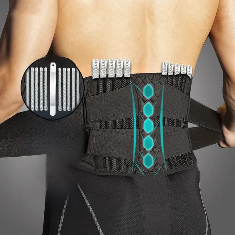 Medische Rugbrace Taille Trainer Riem Wervelkolom Ondersteuning Mannen Vrouwen Ademend Lumbale Corset Orthopedische Faja Lumbale Hombre Gym Riemen