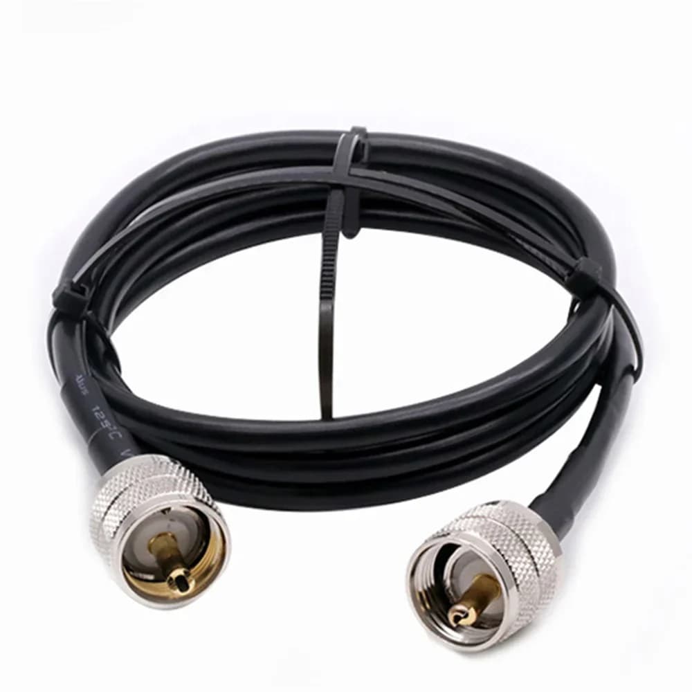 RG58 Antenne Verlengkabel Uhf PL-259 Mannelijk Naar Uhf So-239 Vrouwelijke PL259 Pigtail Connector Voor Cb Radio Ham radio Fm-zender