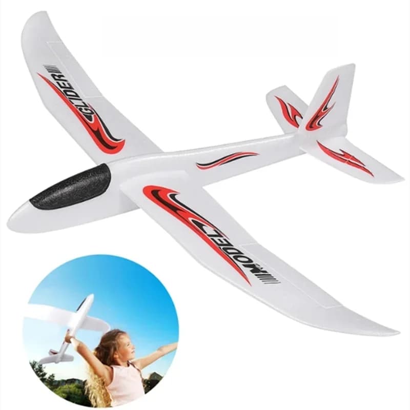 48/99Cm Grote Schuim Zweefvliegtuig Vliegtuig Hand Gooien Vliegtuigen Outdoor Speelgoed 2 Flight Mode Vliegende Speelgoed Voor Kids verjaardagsfeestje