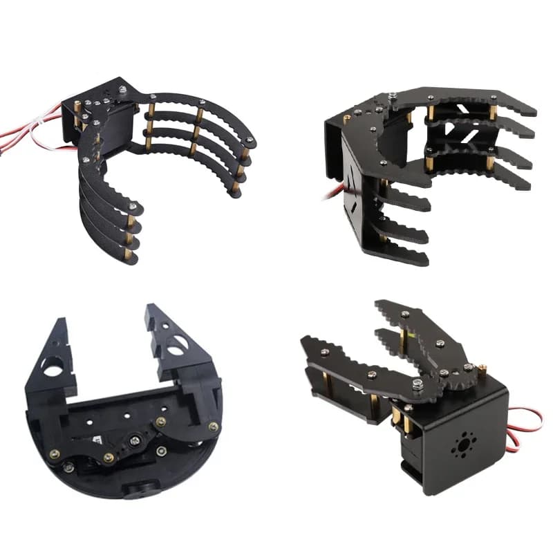 Nieuwe Mechanische Klauwgrijpers Robot Mechanische Armen met 180 Servo MG996 voor Arduino Robot DIY Programmering STEM Technic Onderdelen