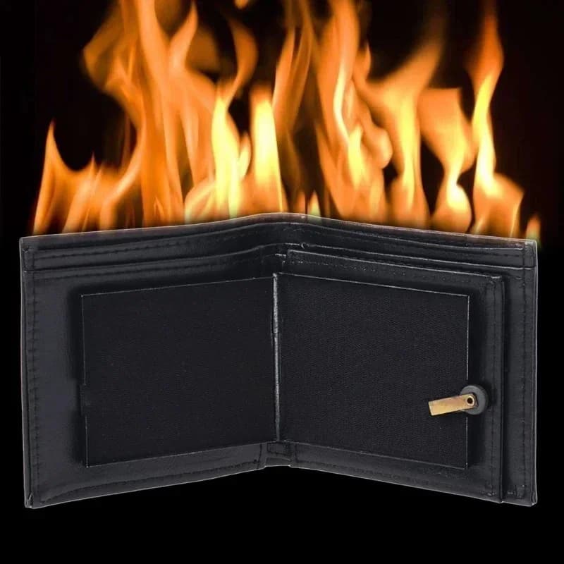 Flame Fire Portemonnee Goochelaar Rekwisieten Portemonnee Straat Show Beroep Goocheltruc