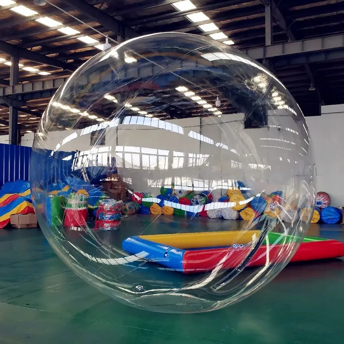 HIBADOU Waterloopbal Zorb Bal 2M TPU Menselijke Hamster Bal Opblaasbare Waterballon Water Speeltoestellen Duidelijke Dansbal