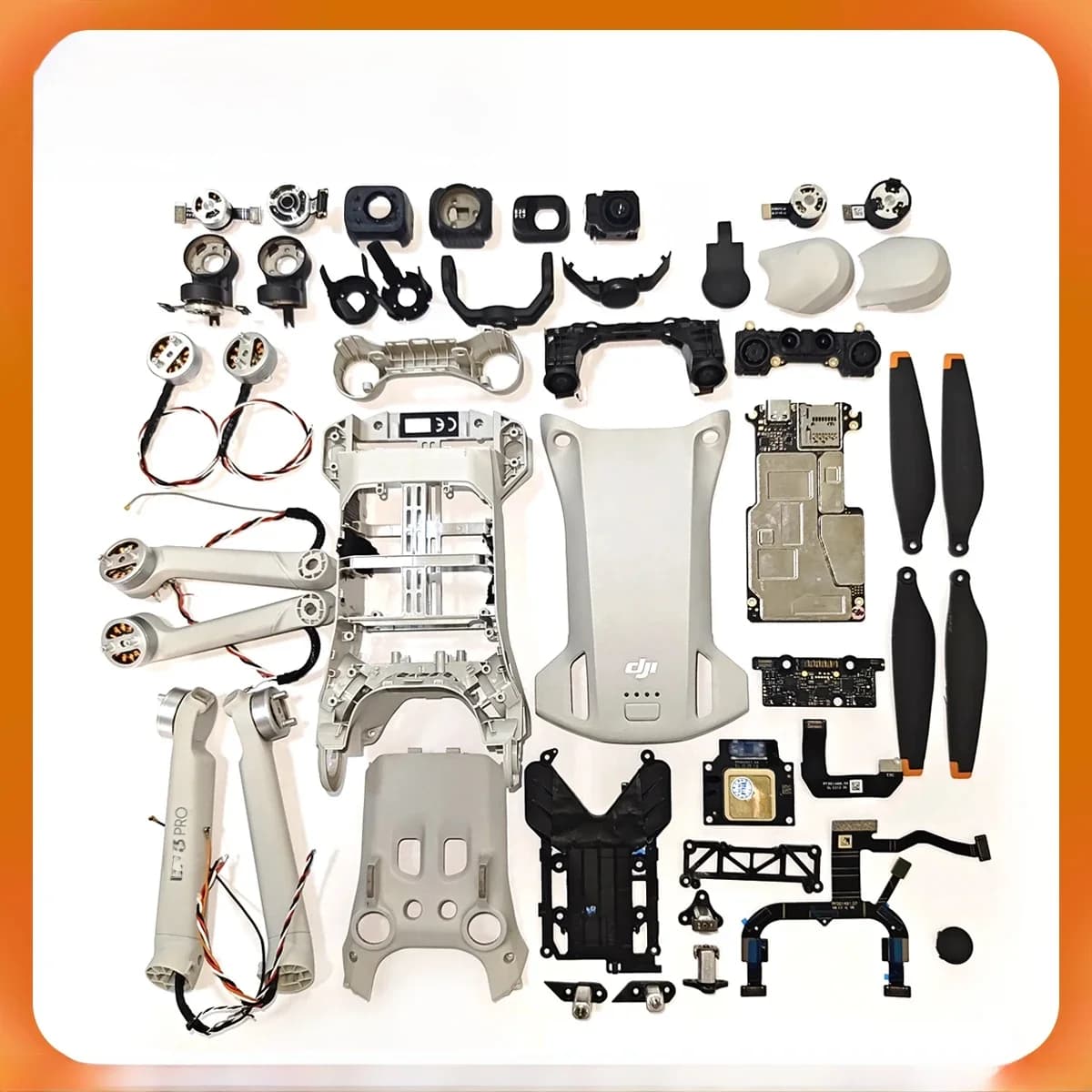 Originele Mini 3 Pro cardanische camera, jauw kantelbare rolmotor, houder, deksel, cardanische, lens, enz., geschikt voor DJI Mavic 3pro reparatie