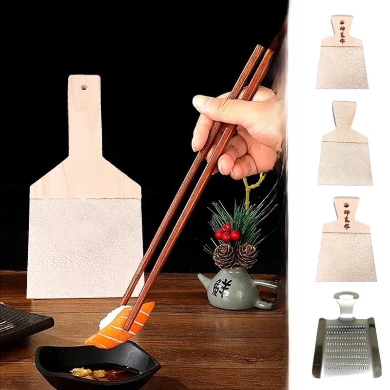 Japan Grinder Wasabi Slijpplaat Haaienhuid Mosterdplaat Japanse Stijl Citroen Mosterd Gember Modder Tool