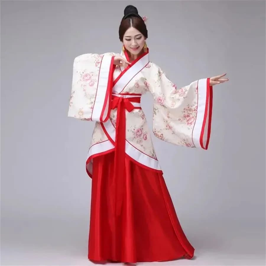 Nieuwe aankomst vrouwen hanfu traditionele jurk hanbok chinese tang-dynastie prestaties cosplay kostuum kleding vestidos chino's
