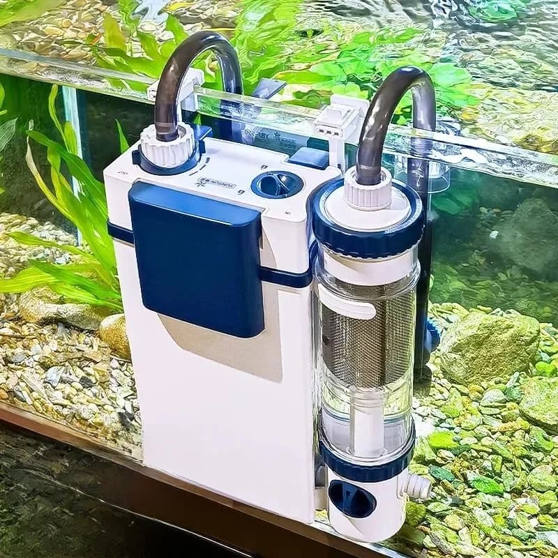 SUNSUN nieuwe aquarium filter YBF-500 zuurstof filtratie geïntegreerde machine waterzuivering pomp wandmontage vis toilet