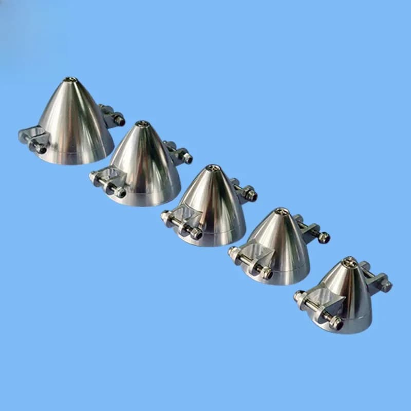 1Pc Cnc Aluminium Klapschroef Spinner Dia28-48 Shaft3.0/3.17/4.0/5.0/6.0Mm Props cover Shell Voor Rc Vaste Vleugel Zweefvliegtuig