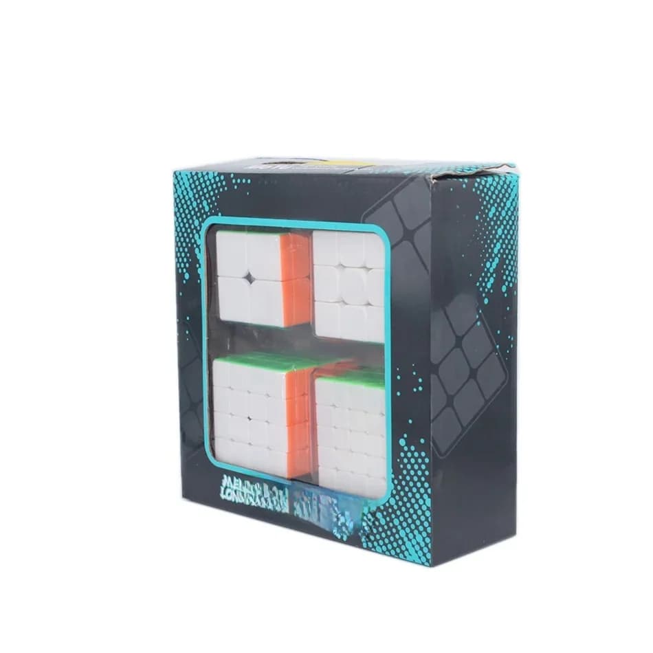 MoYu cube gift box set Moyu Kubus Doos MoYu kubus geschenkdoos set 2x2 3x3x3 4x4 5x5 Profissional magische kubus Moyu 4 stks Spe