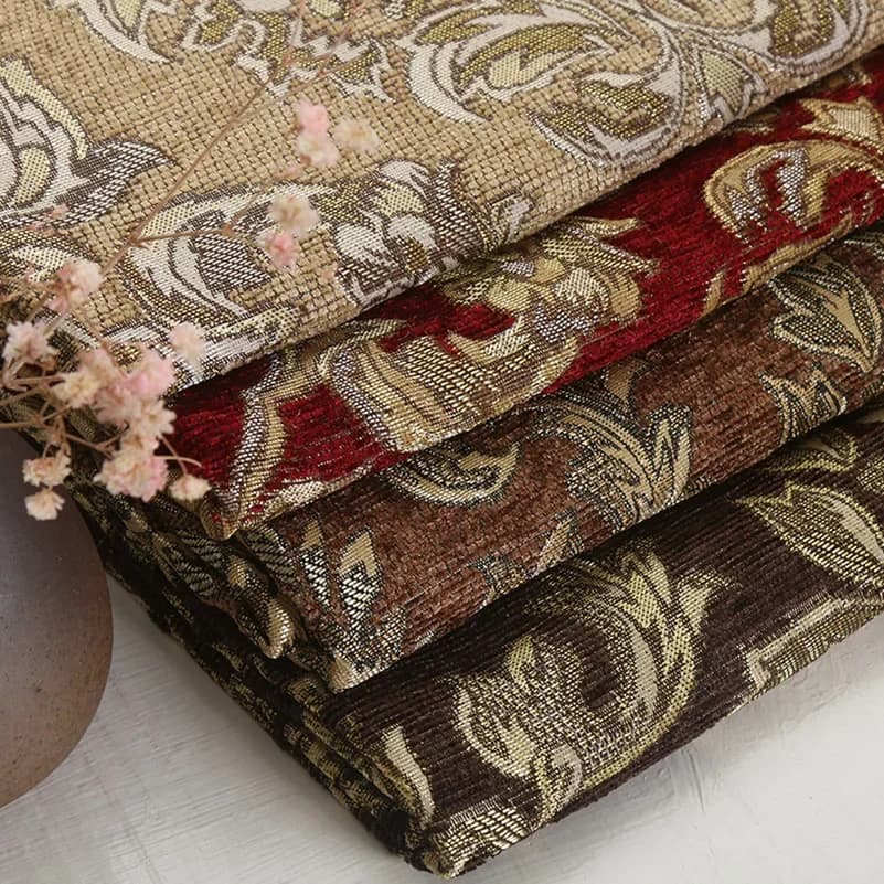 Verdikte bankstof Chenille bekleding Jacquard voor het naaien van bankhoes kussen kussen kussenhoes per meter