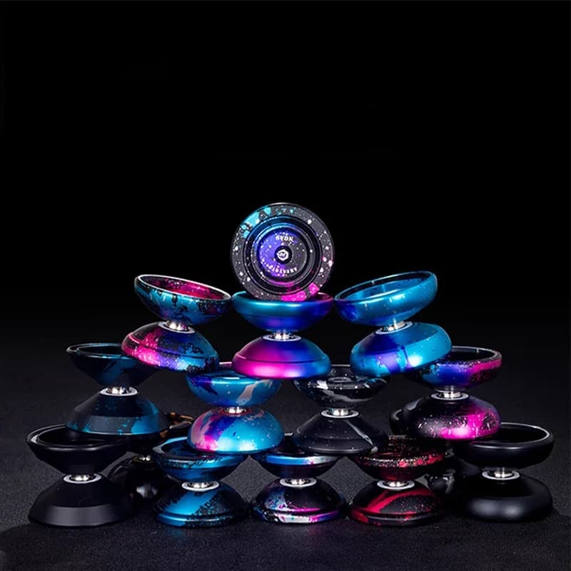 Yoyo Professionele Magic Yoyo Metalen Yoyo Met 10 Kogellagers Aluminiumlegering Hoge Snelheid Unresponsive Yoyo Klassiek Speelgoed Voor Kinderen