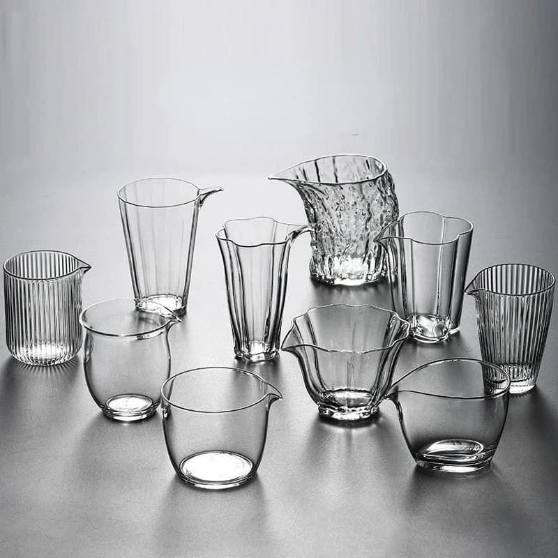 Groothandel Kung Fu Theeservies Isolatie Verdikking Creatieve Kop Theewaren Borosilicaatglas Transparant Eerlijke Mok Werper