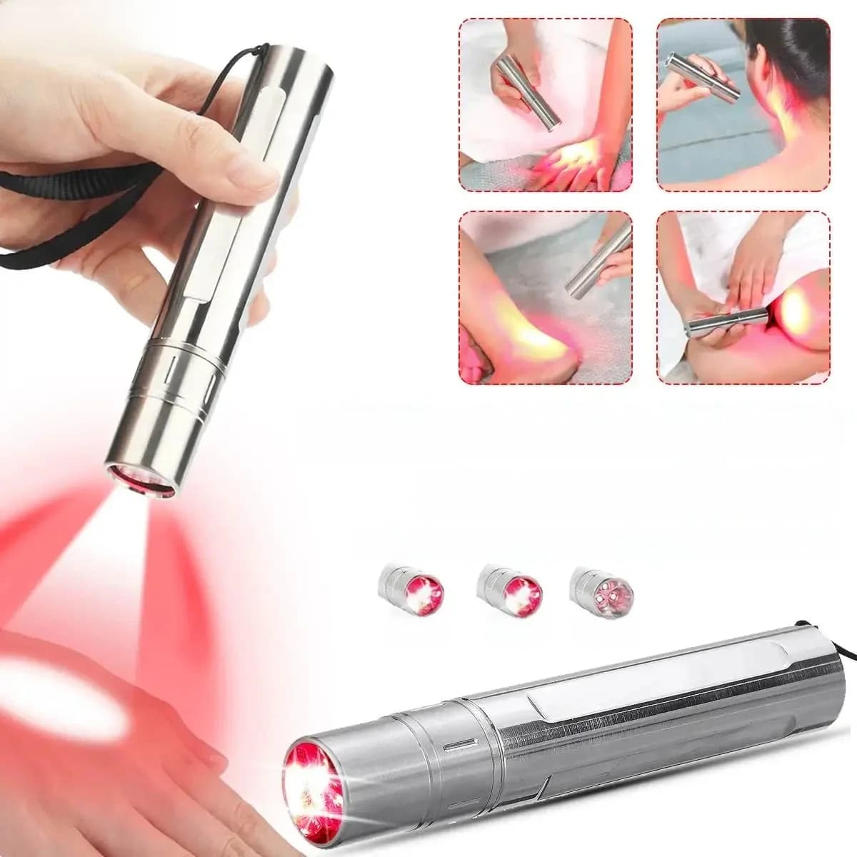 Roodlichttherapieapparaat Koude laser Fysieke behandeling 5 golflengten Nabij infrarood 940 nm Lichttherapie Huidgezondheid Lichaamspijn