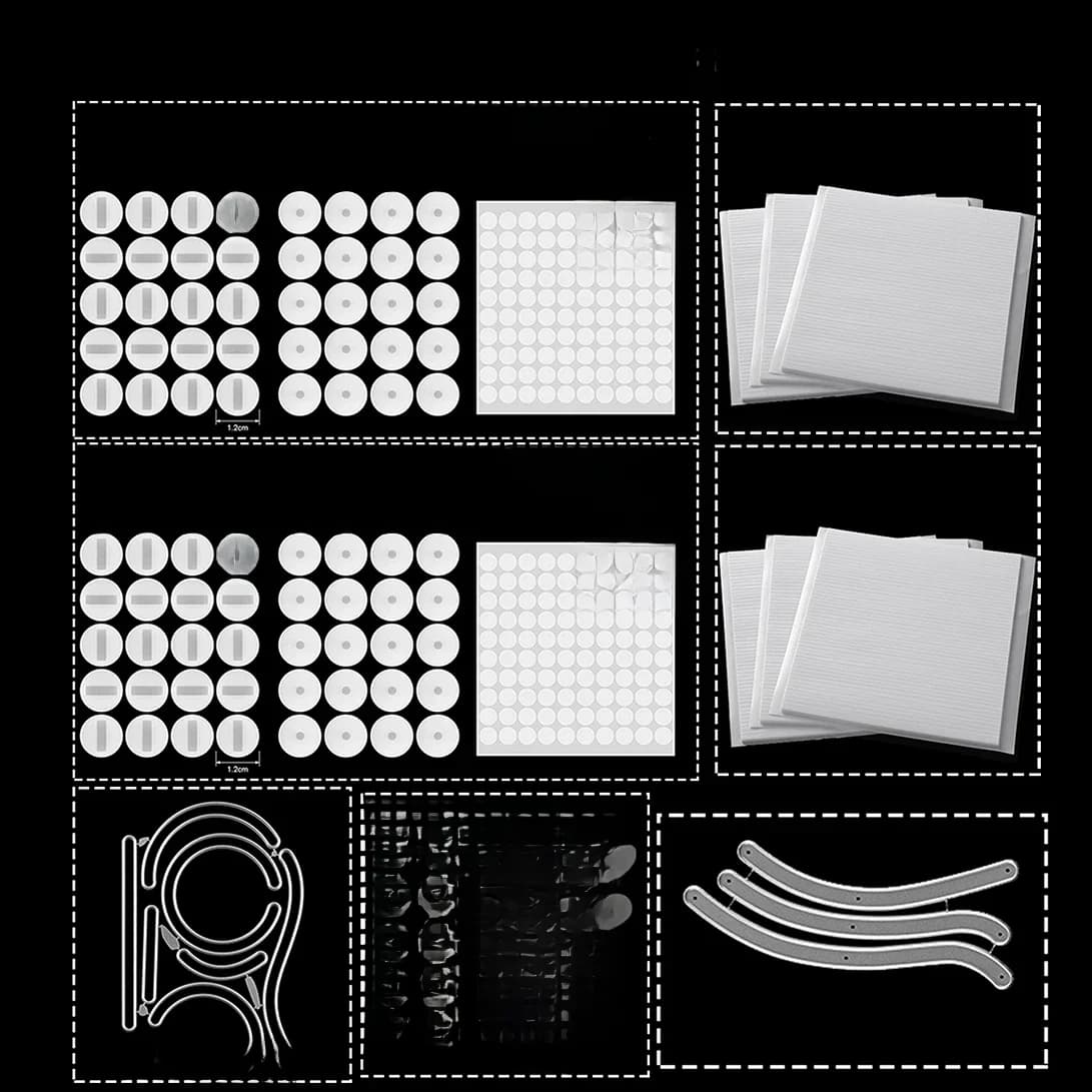 Bundelaanbiedingen Zweefvliegtuigen voor schuifkaarten Roterend glijdend met track Slide Die Cut Set voor doe-het-zelf interactieve kaarten Project