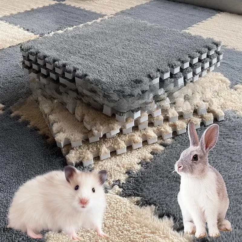 30*30Cm Huisdier Winter Verwarmend Pad Eva Foam Cavia Hamster Zachte Slaapmat Konijn Slaapmat Deken Bed Huisdier Accessoires
