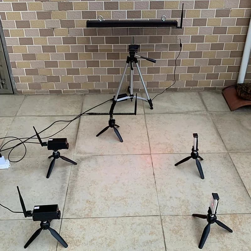 Racing draadloze lasertimer militaire training sprint fysieke fitnesstest sporttiming op afstand groot scherm synchroon display