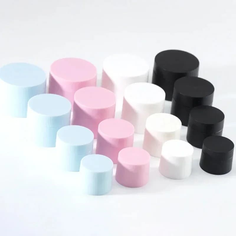 30 Stuks 5/15/20/30/50G Hervulbare Fles Reizen Crème Cosmetische Potten met Deksels Lippenbalsem Container Lege Blikjes Plastic Lotion Pot Box