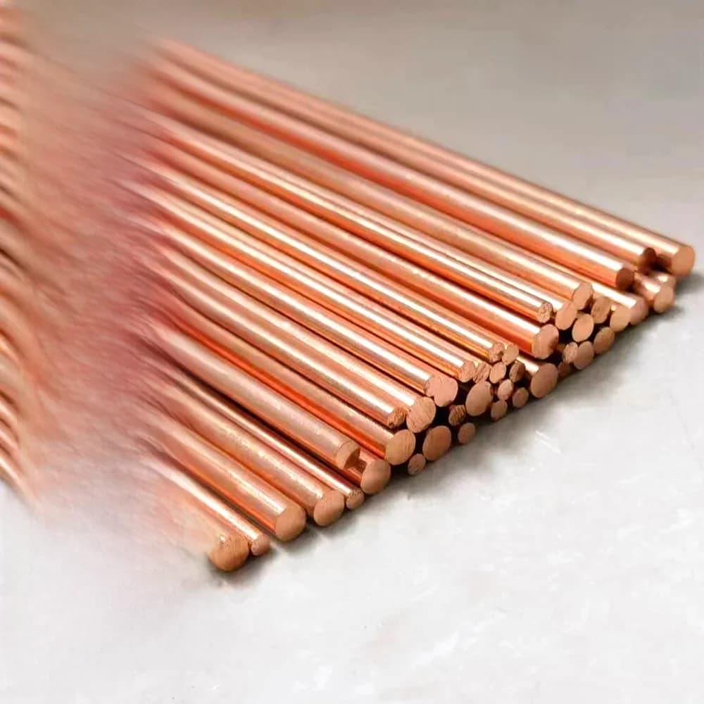Koperen staaf Diameter Φ2mm-16mm Lengte 300 500mm Rechte rode koperen massieve staaf Paarse koperen ronde staaf