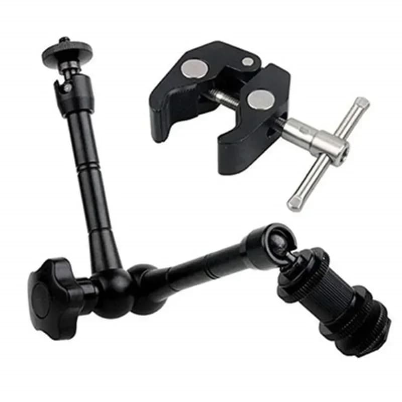 Super Clamp 7/11 inch verstelbare magische scharnierende arm voor het monteren van monitor LED-licht LCD-videocamera Flitscamera DSLR