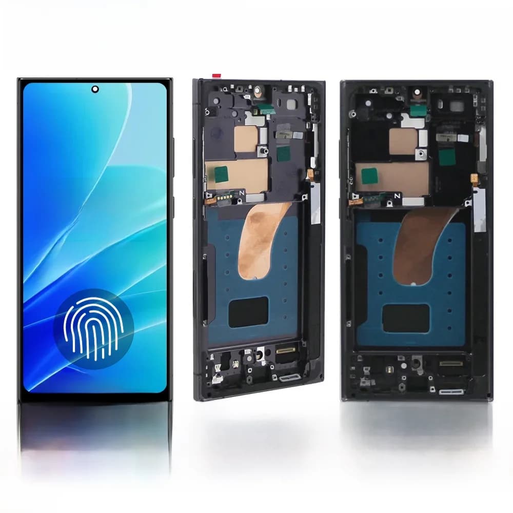 Amoled Tft S23ultra Scherm Voor Samsung Galaxy S23 Ultra 5G Lcd Display G918 SM-S918B Digitaal Touchscreen Digitizer Met Frame