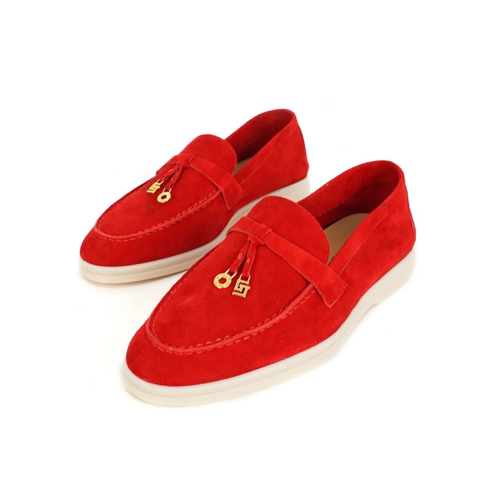 Lente en herfst nieuwe modieuze dames casual schoenen, hoogwaardige echtleren dames instappers, dikke zool loafers