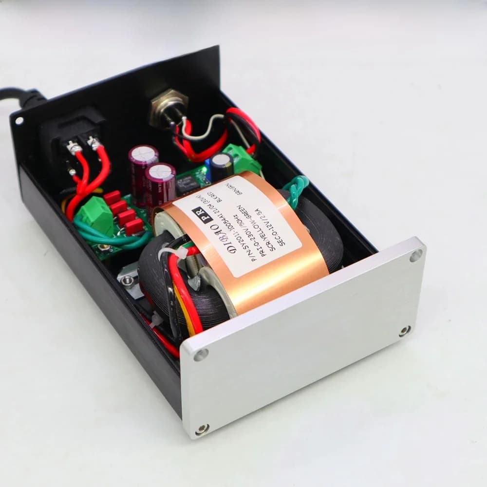 TIANCOOLKE R-30w LT1963 ultra low noise HiFi DC Gereglementeerde Lineaire Voeding OUT Dc 5v 12v 1.5A Voor Dac Voorversterker