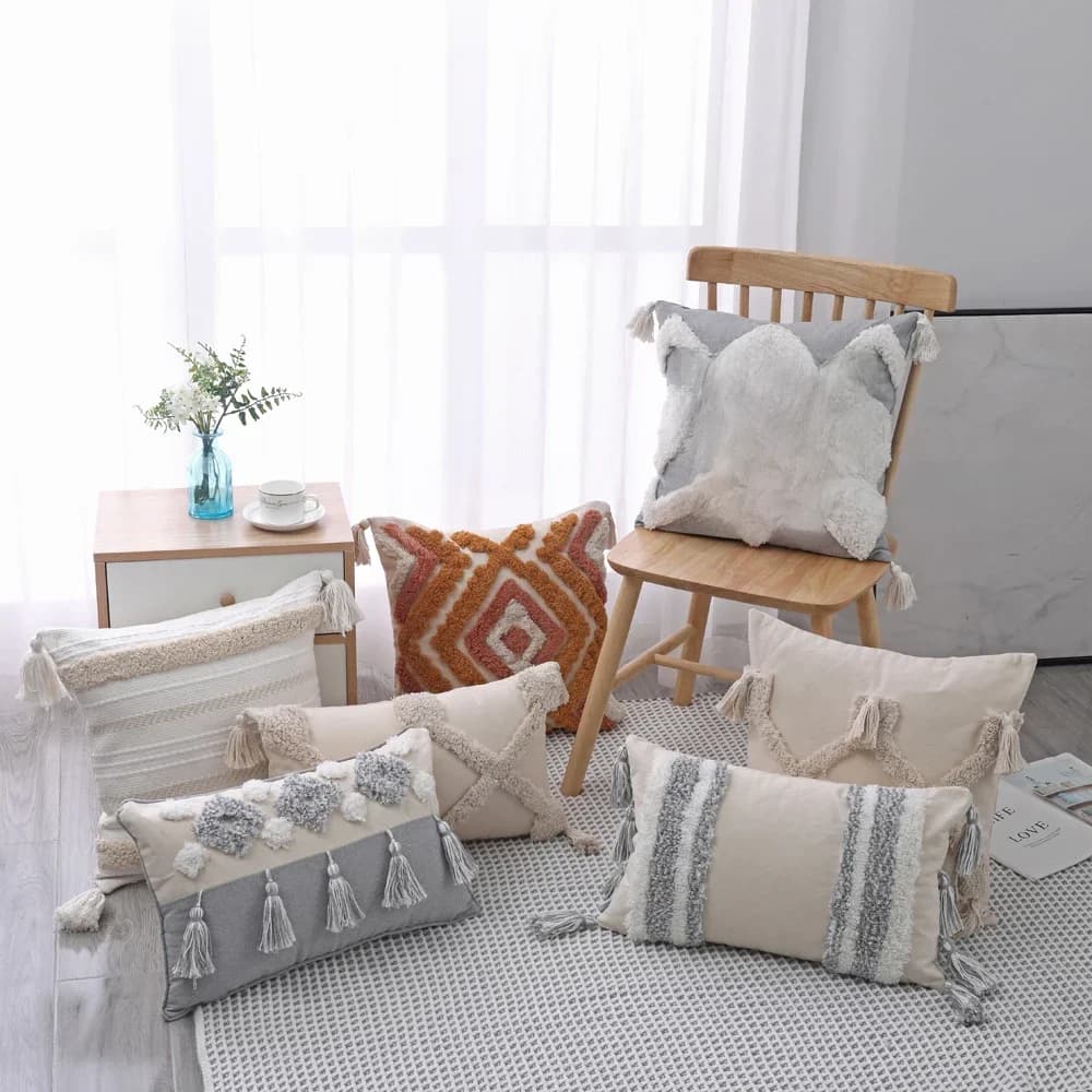 45*45/30*50 cm Marokkaanse Boheemse Geplukt Scandinavische Stijl Kussensloop Hotel Thuis Woonkamer Bank Kussenhoes