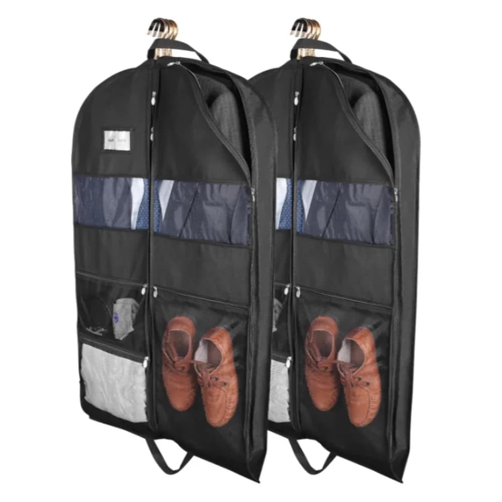 110/130/152CM Reizen Heavy-Duty Kledingtas met Zakken Inzetkleding Tas voor Hangende Kleding Opvouwbare Stofdichte Pak Tas