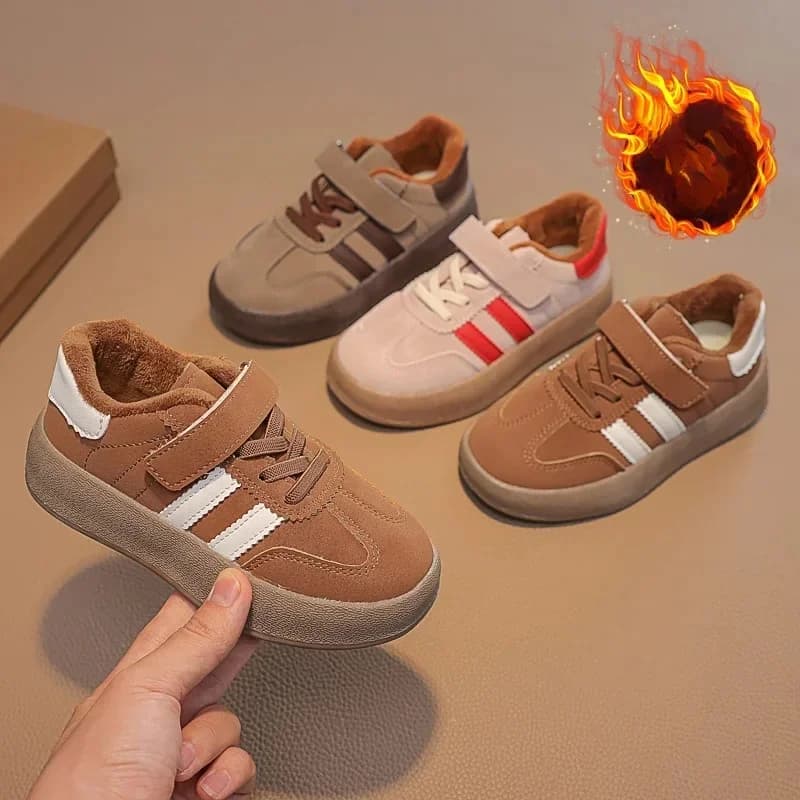 2024 Winter Nieuwe Kinderen Casual Schoenen voor Meisjes Jongens Mode Koreaanse Stijl Zachte Comfortabele Veelzijdige Chique Antislip Sneakers