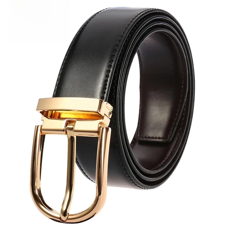 Vatlty Officiële Authentieke Nieuwe Leren Riemen Voor Heren Goud Eenvoudige Metalen Gesp Natuurlijke Koeienhuid Heren Riem Casual Zakelijke Riem