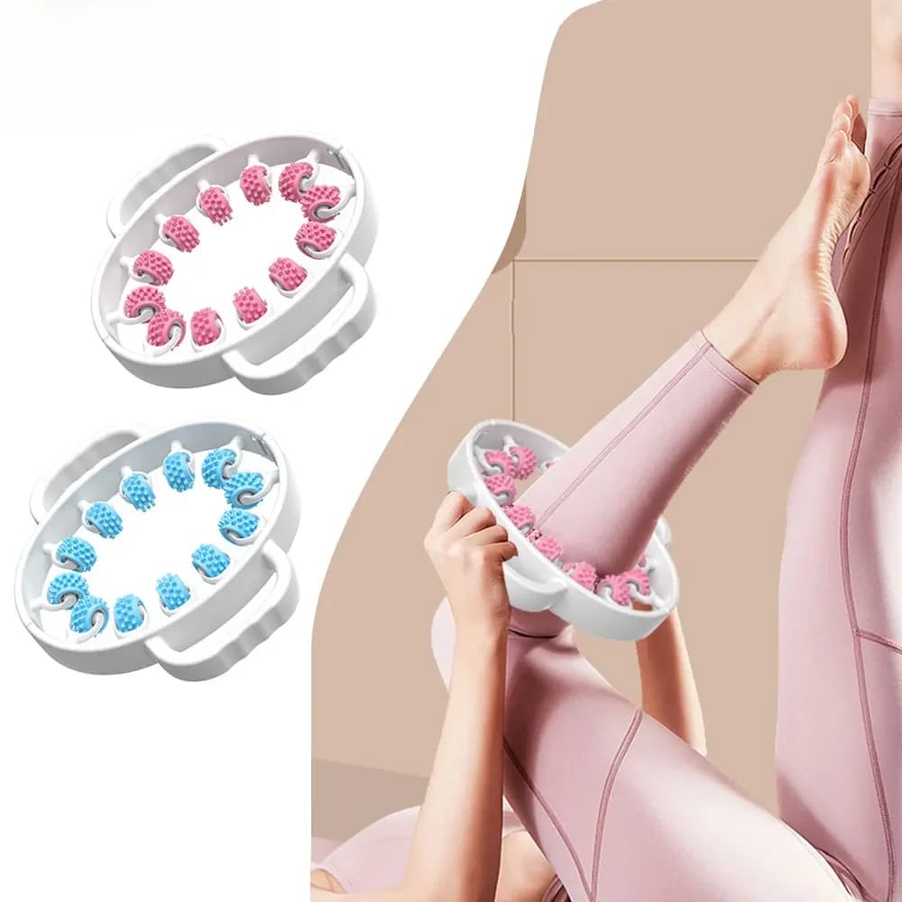 Ronde Massager Roller voor Taille Buikspieren Ring Been Clip Kachelpijp Om De Meridiaan Draagbare Cellulite Massage Gereedschap te verwijderen