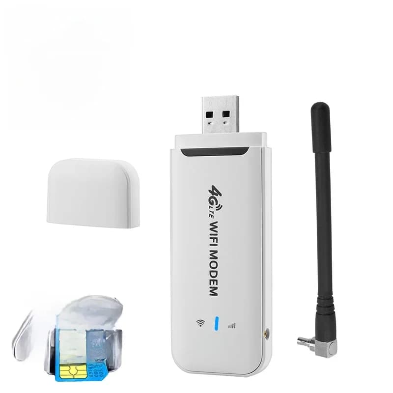 TIANJIE 4G WiFi Router Micro Sim-kaart Draagbare Draadloze LTE USB Modem 4g Wifi Sim-kaart Pocket hotspot Antenne WIFI Dongle