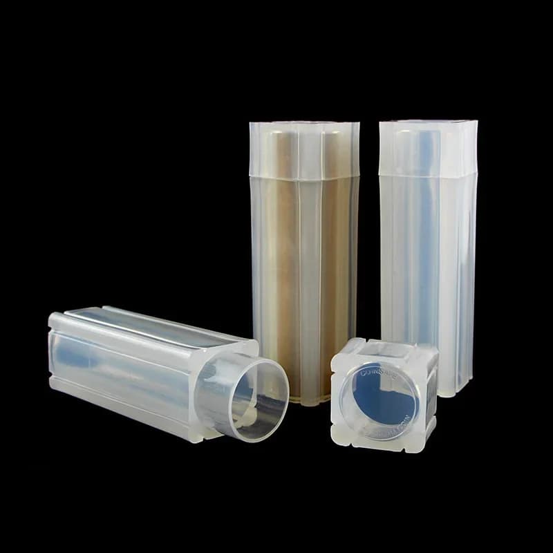 VEEL X 5 STKS/PCCB Coin Tube opbergdoos voor munten plastic Direct Voor 19 20.5 22.5 25 27 30 of 40mm munten